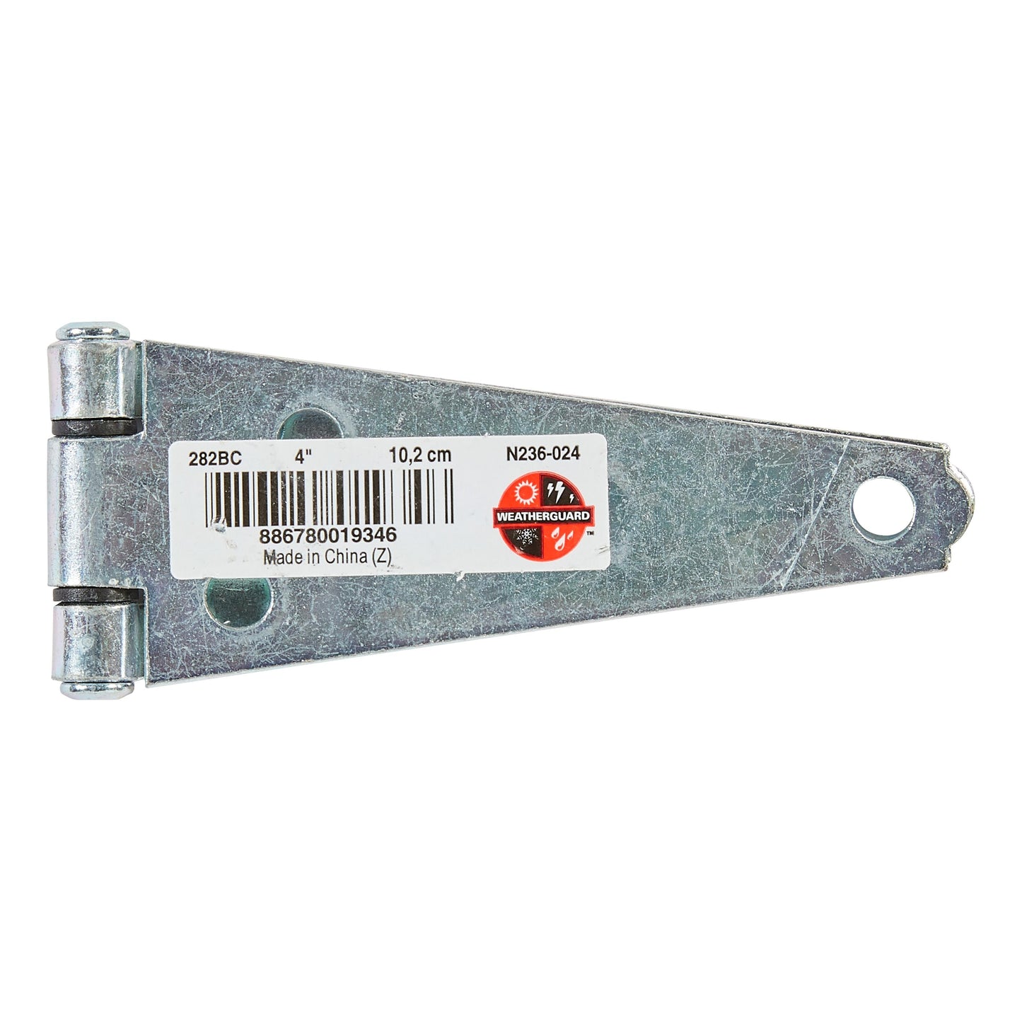 National Hardware - 282BC 4” Heavy Strap Hinge - Zinc Plated