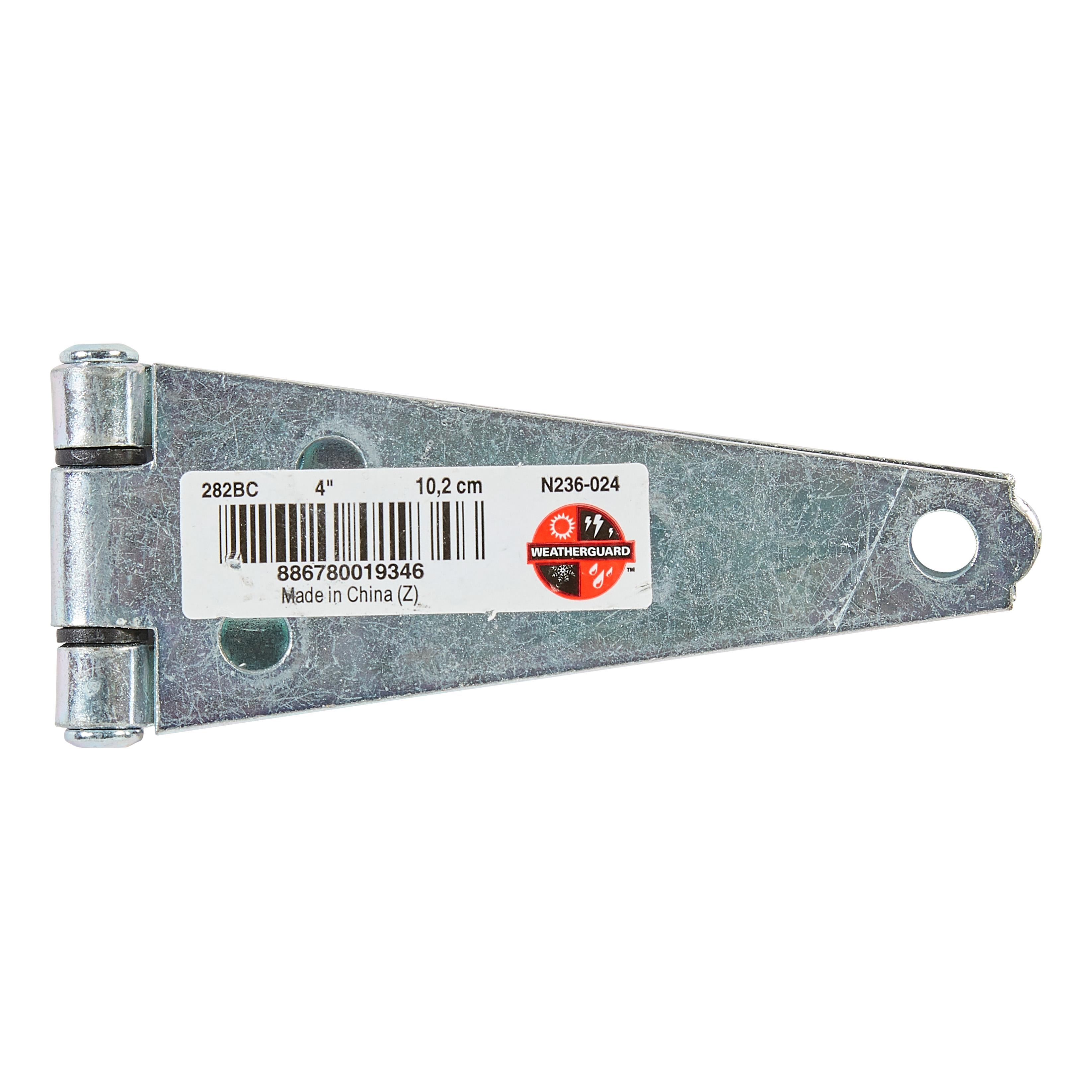 National Hardware - 282BC 4” Heavy Strap Hinge - Zinc Plated