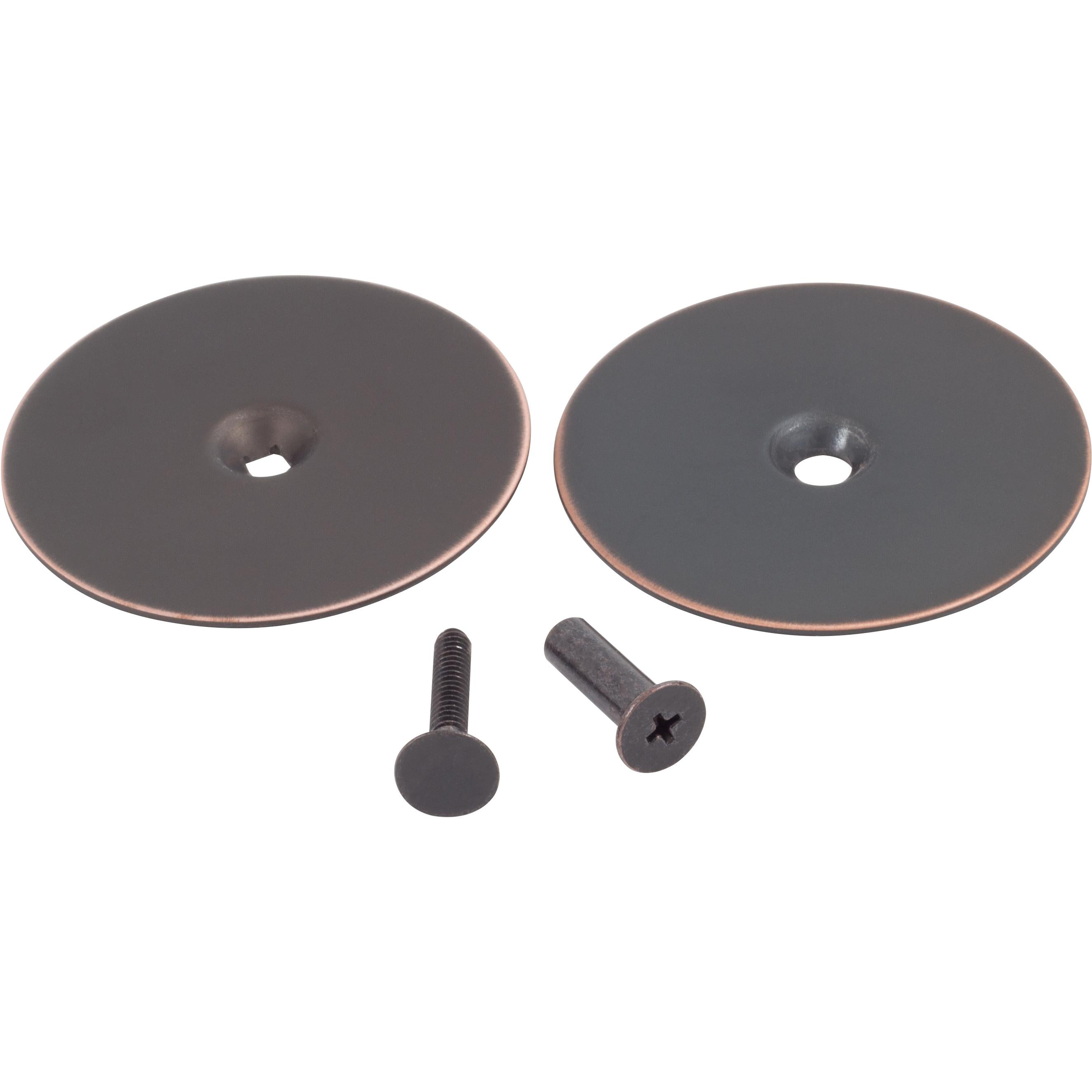 Hole Filler Plate, 2-5/8" Diameter, 1-Inch and 2-Inch Connecting Screws