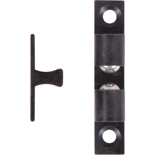 Stone Harbor Hardware Friction Catch, 1-1/8 Inches, Oil-Rubbed Bronze