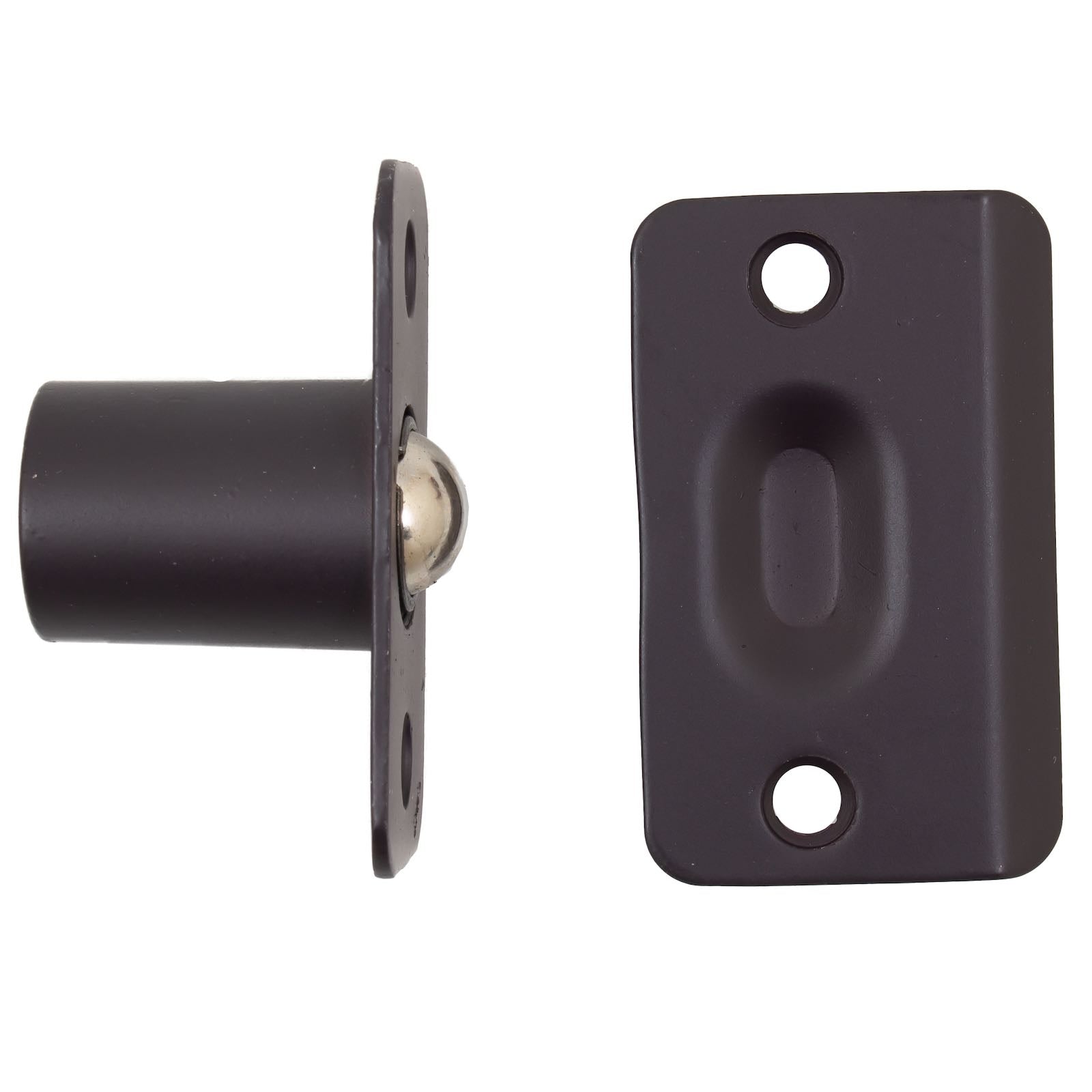 Stone Harbor Hardware Round Corner Single Adjust Ball Catch, Oil-Rubbed Bronze