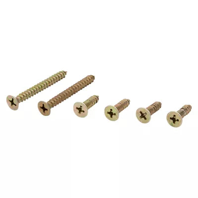 81711-001 Latch & Strike Screw Pack - Polished Brass