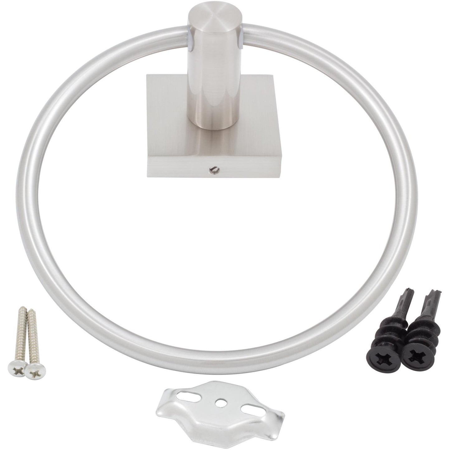 Stone Harbor Hardware Vienna Towel Ring, Satin Nickel