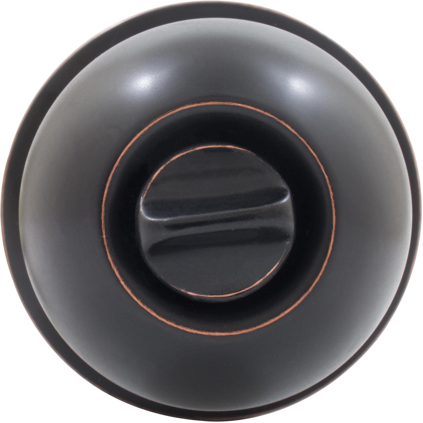 Stone Harbor Hardware Ball Door Knob, Entry Latch, SC Keyway, Vintage Bronze