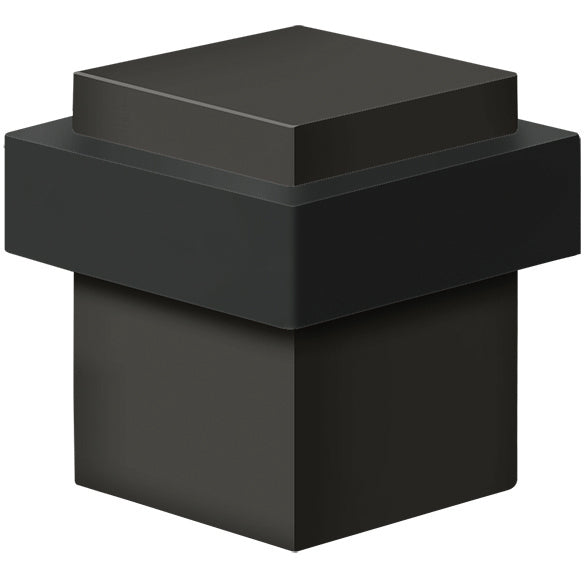 UFBS138U10B 1-3/8" Square Floor Bumper - Oil-Rubbed Bronze