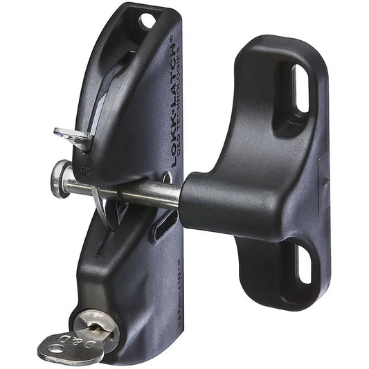 V6201 4-9/16" Automatic Gate Latch - Black