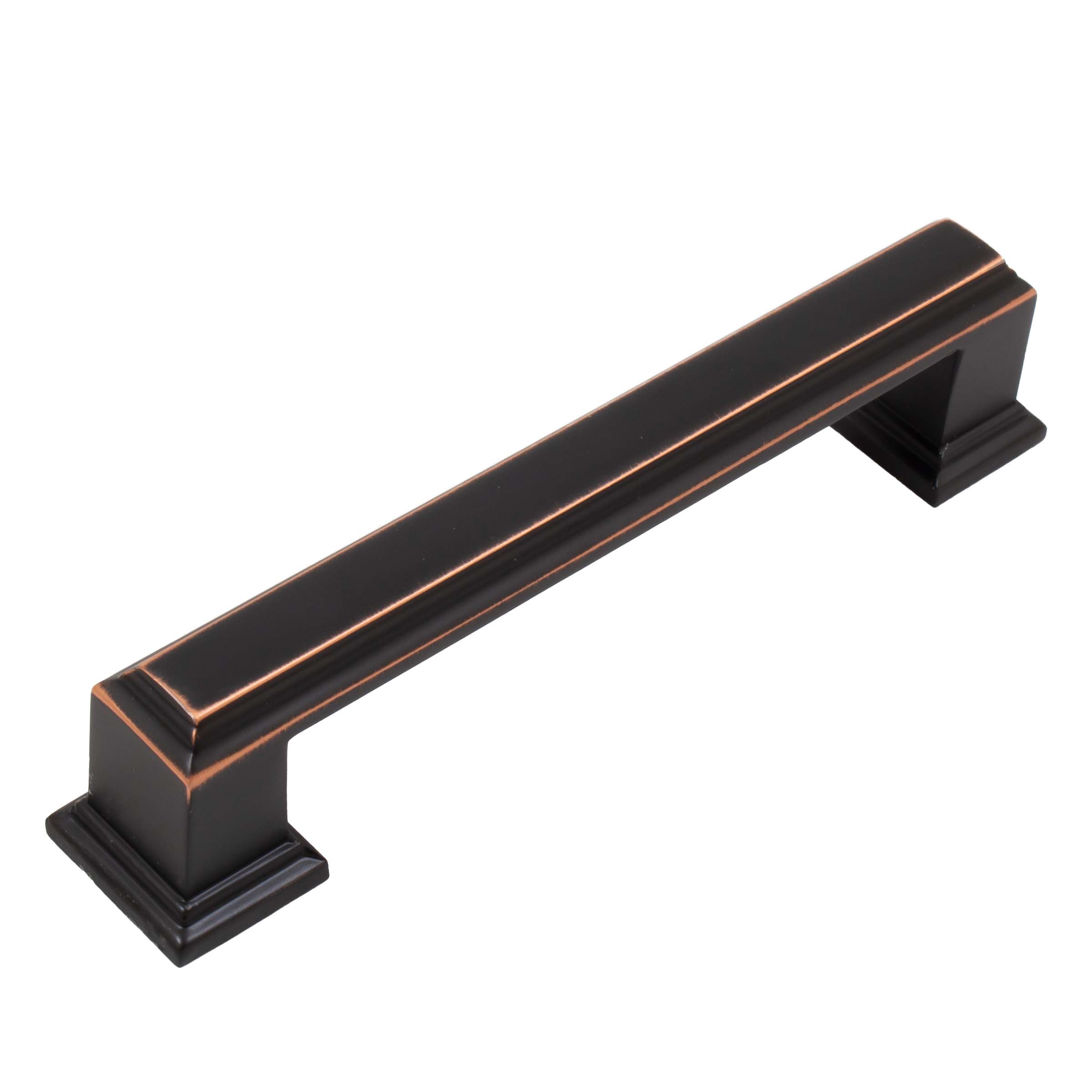 Stone Harbor Hardware Metropolis Cabinet Pull, 96 Millimeters, Vintage Bronze