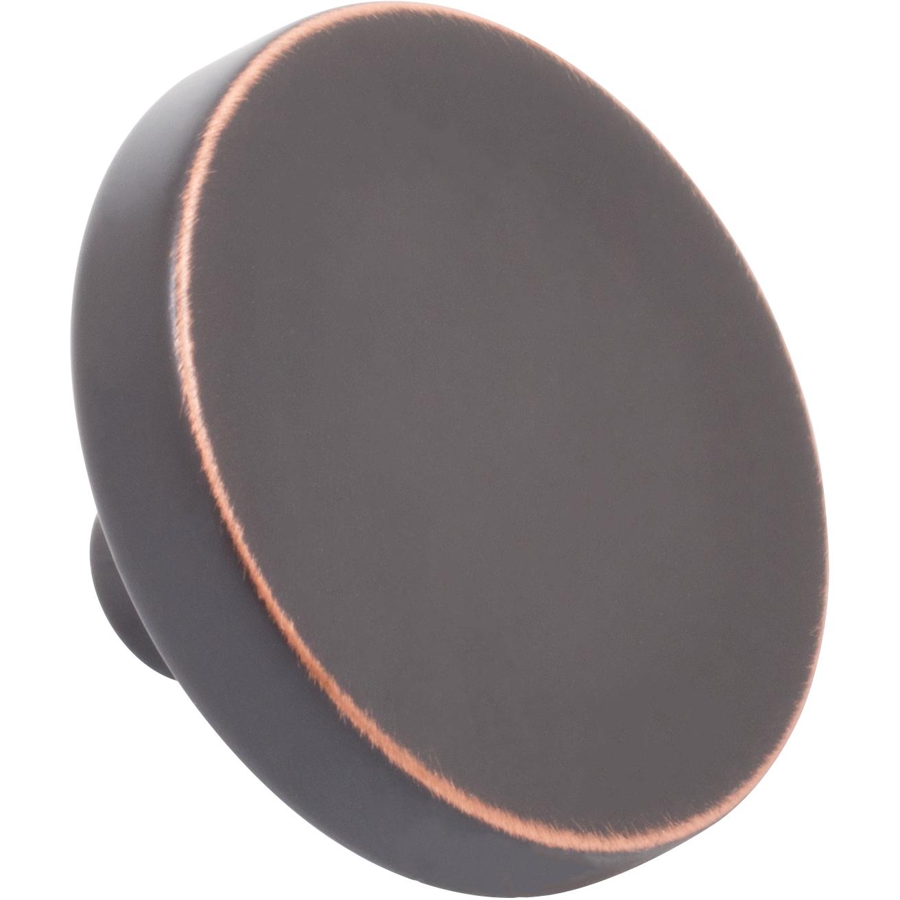 Stone Harbor Hardware Contemporary Round Cabinet Knob, 1-1/2 Inches, Zinc Base Material, Vintage Bronze