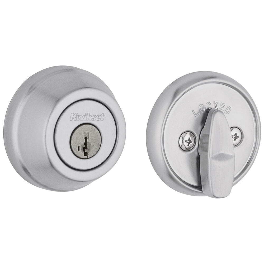 782 26D SMT SCAL SCS UL K3 1-Cyl Deadbolt - Satin Chrome