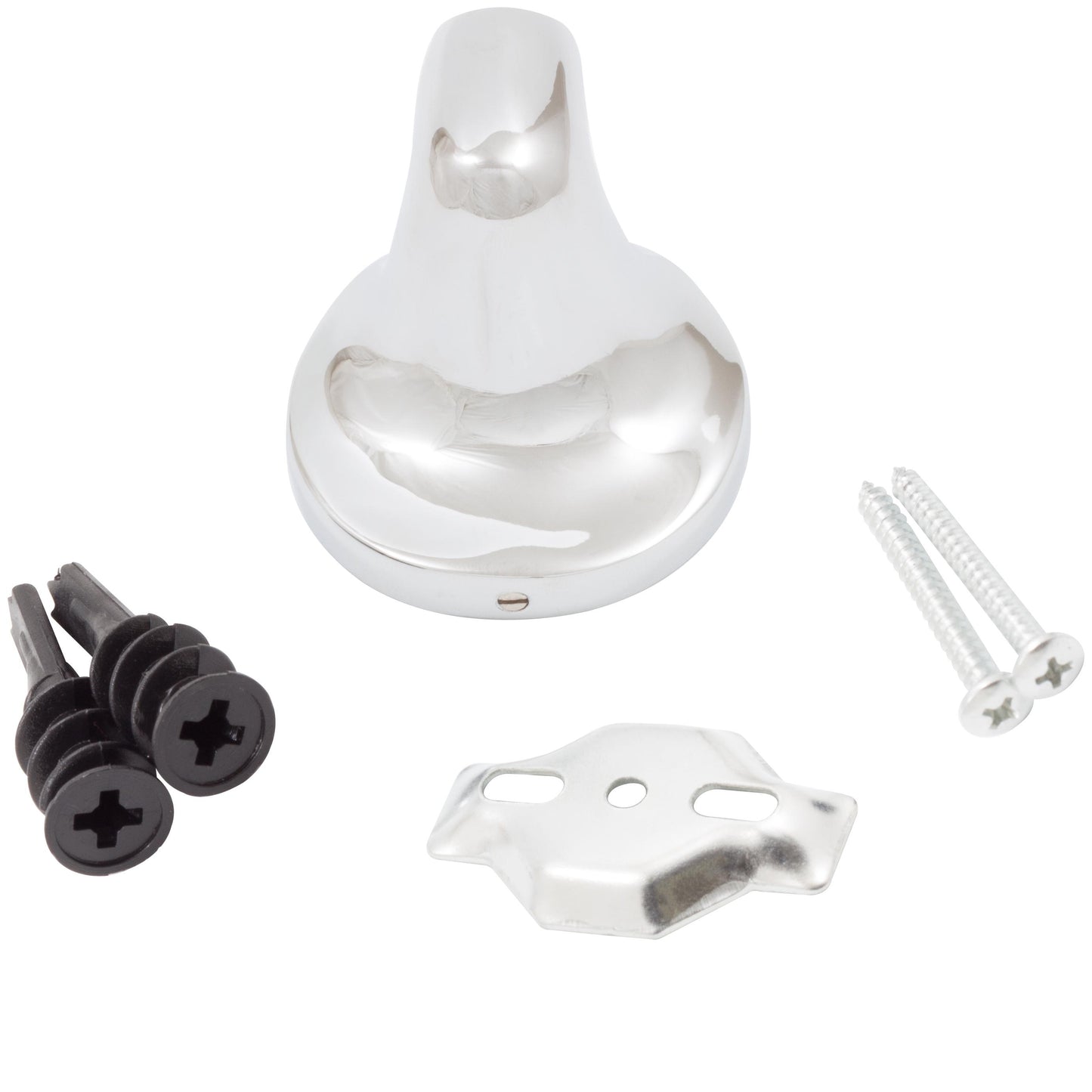 Stone Harbor Hardware Harbor Mist Robe Hook, Polished Chrome