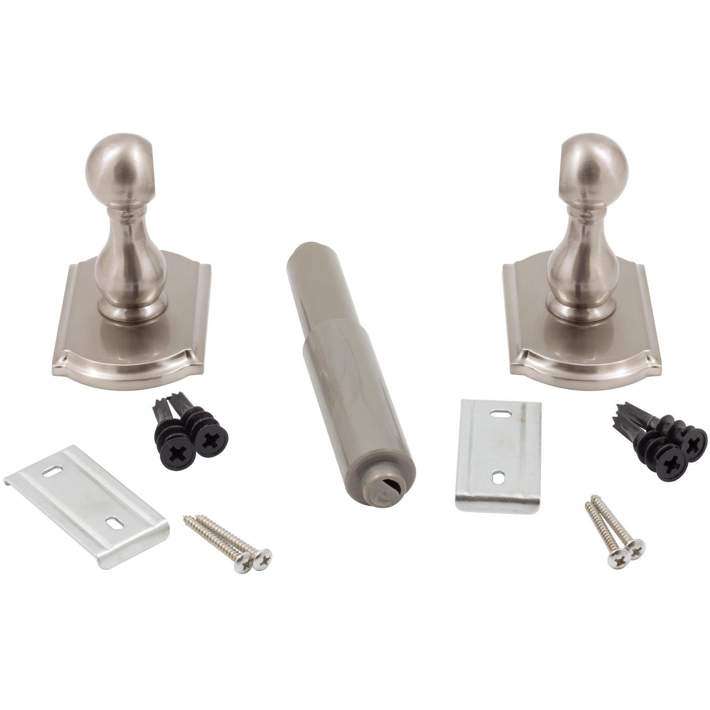 Stone Harbor Hardware Cambridge Paper Holder, Satin Nickel