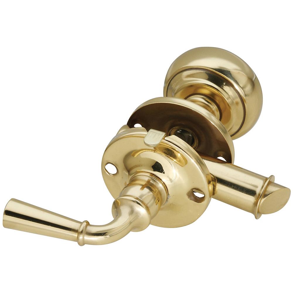 National Hardware - V1953 Storm Door Latch - Polished Brass