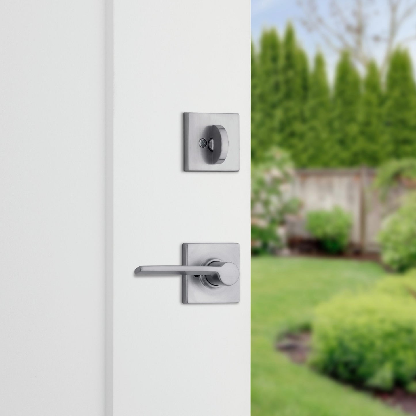 966LRL SQT RH 26D UNIV Ladera Trim Pack for 687 / 800 Handlesets - Satin Chrome