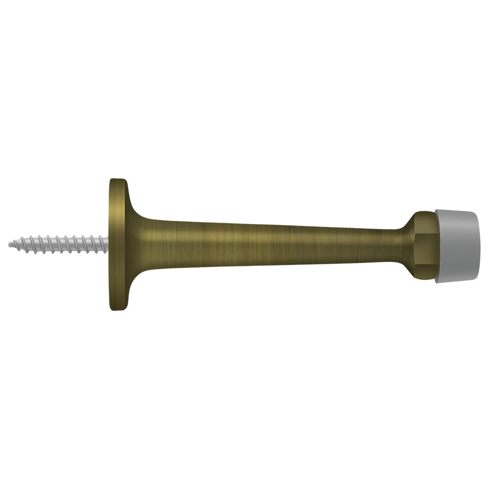 BDS30U5 3-1/4" Solid Door Stop - Antique Brass