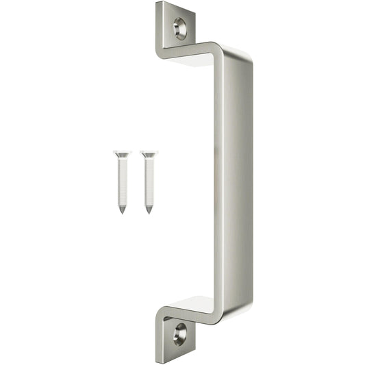 Stone Harbor Hardware Sliding Door Barn Pull, 6 1/2 Inches, Satin Nickel