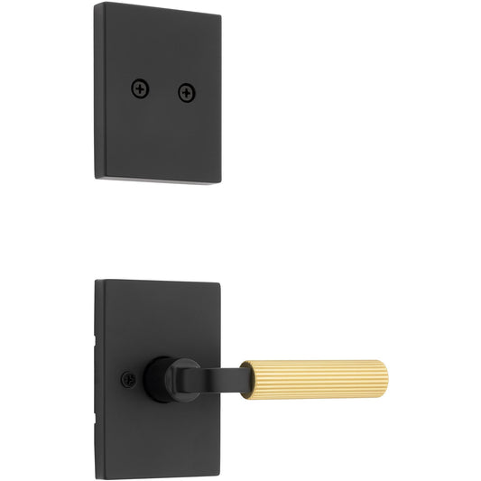 973MAL RCT 514/4 Mirada Dummy Trim Pack for 819 Handlesets - Matte Black with Satin Brass