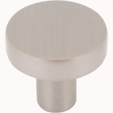Stone Harbor Hardware Contemporary Round Cabinet Knob, 1 Inch, Zinc Base Material, Satin Nickel