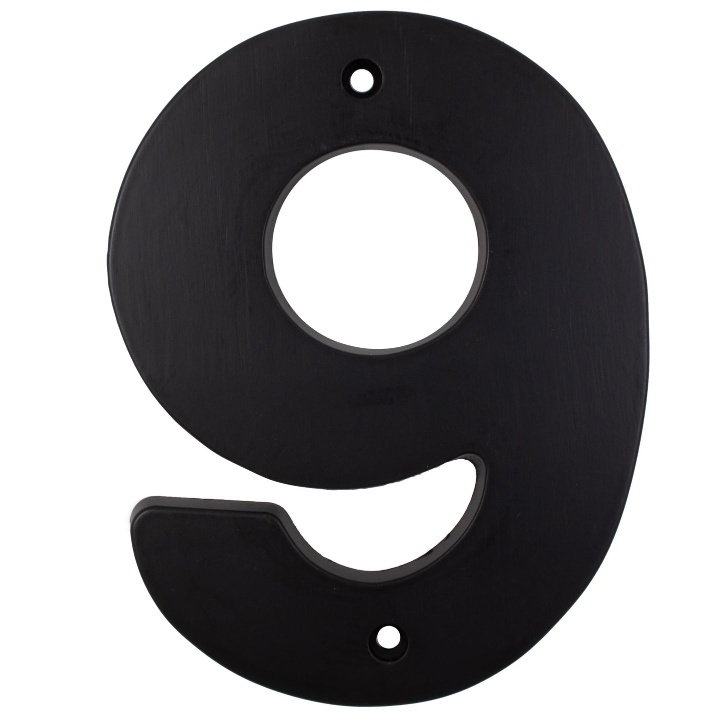 Stone Harbor Hardware Contemporary House Number, #9, 5 Inches, Matte Black