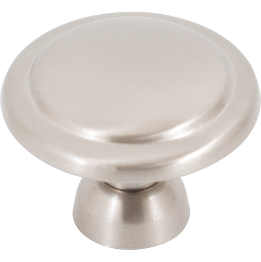 Stone Harbor Hardware Essential Cabinet Knob, 1-3/8 Inches, Satin Nickel