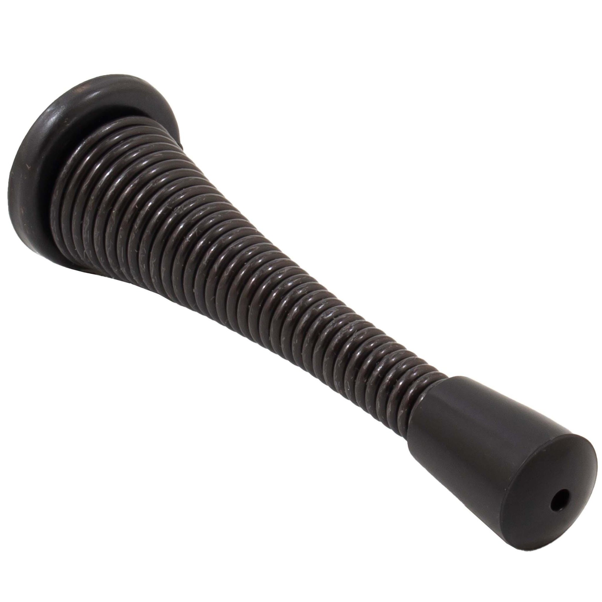 Spring Stop Rail Heavy-Duty Spring Door Stop, 3 Inches