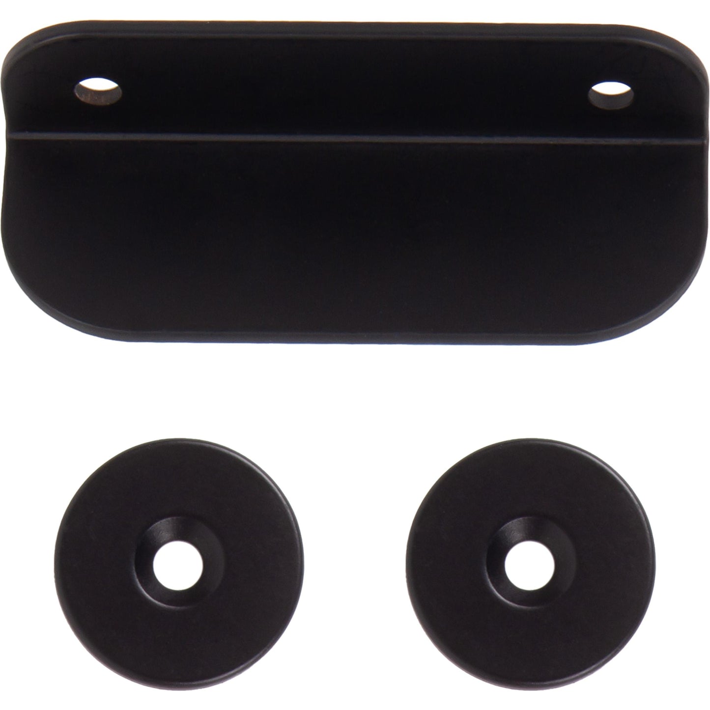 Stone Harbor Hardware Magnetic Catch System, 2 Magnets, Top Door Installation, Black