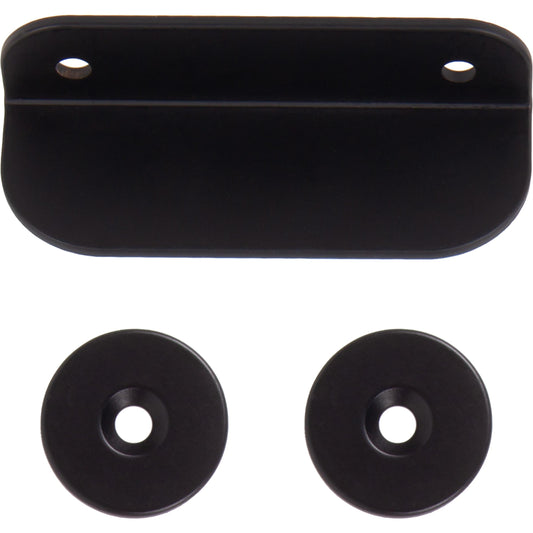 Stone Harbor Hardware Magnetic Catch System, 2 Magnets, Top Door Installation, Black