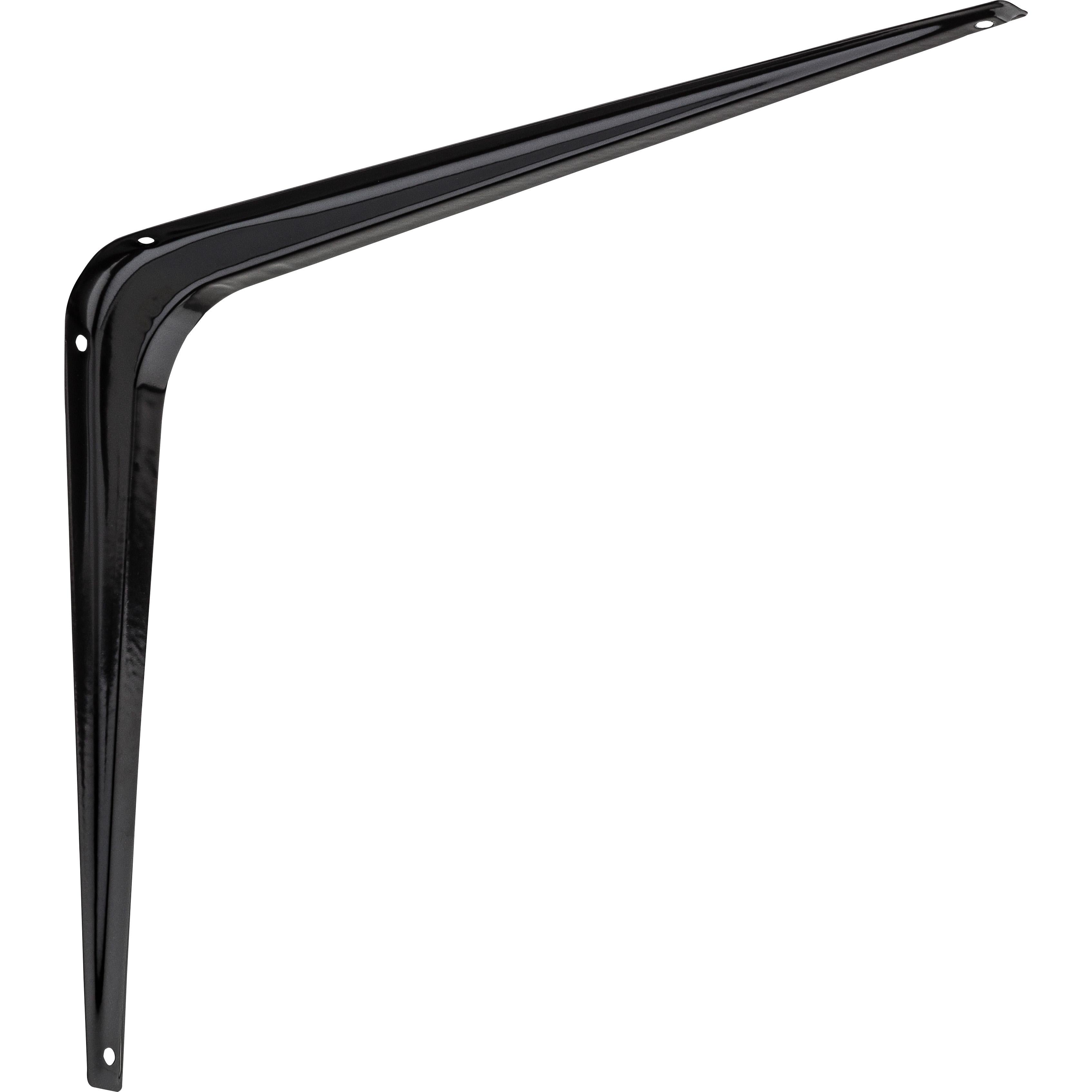211BC 10" x 12" Shelf Bracket - Black