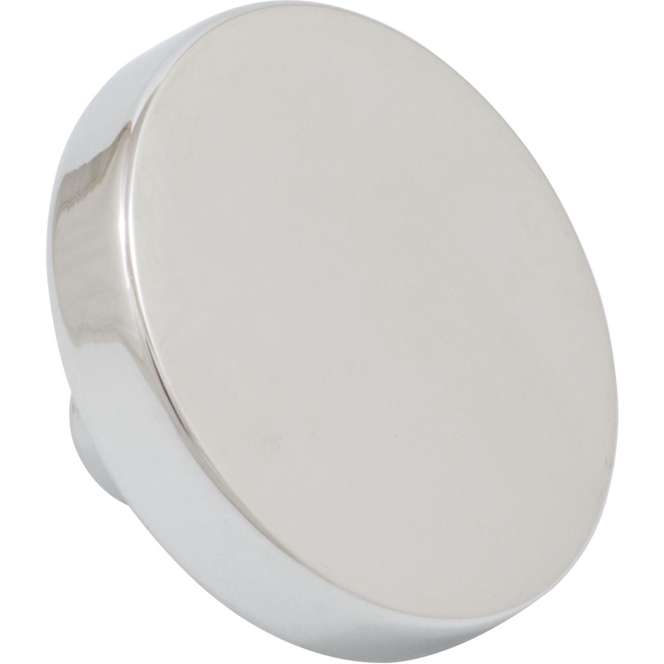 Contemporary Round Cabinet Knob, 1-1/2 Inches, Zinc Base Material