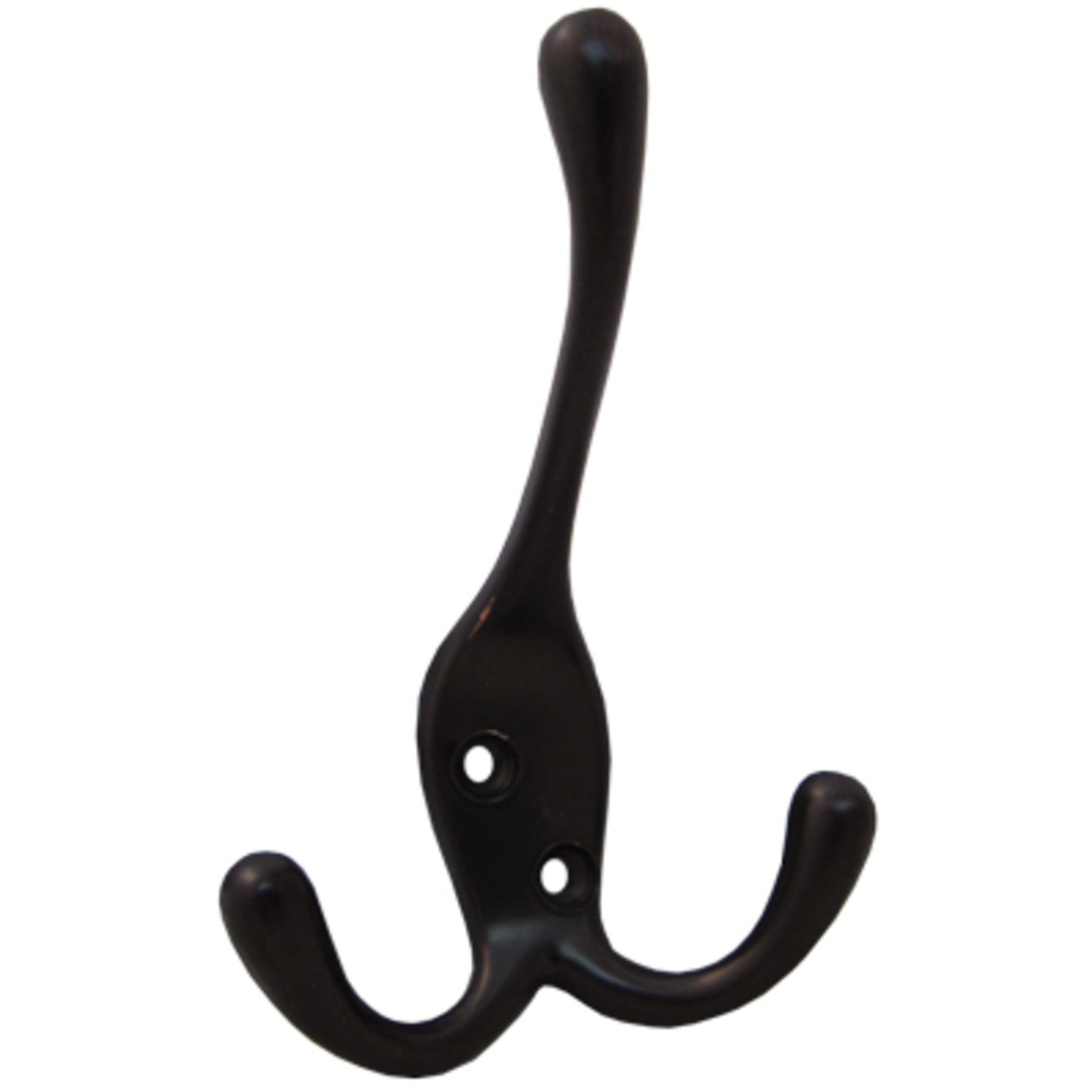 Triple Robe Hook, 3-15/16" High, Multiple Projections