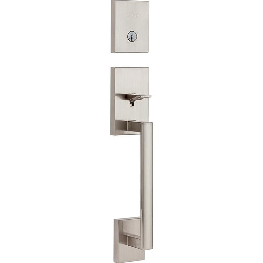 San Clemente Handleset - 818 Series with Smartkey and Six Way Adjustable Latch - Exterior Only