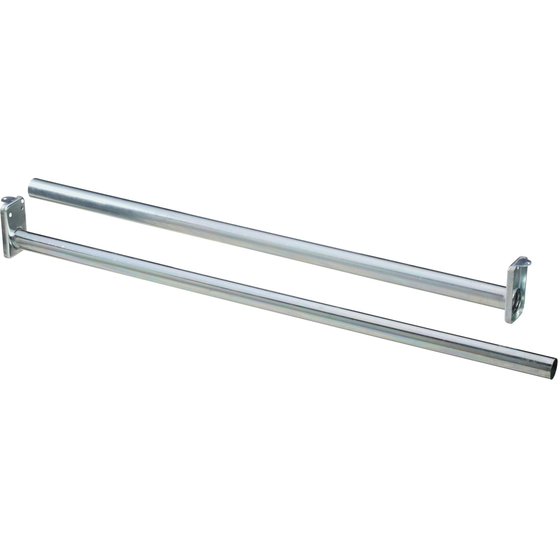 National Hardware - N189-647 V209 48" - 72" Adjustable Closet Rod - Bright Zinc