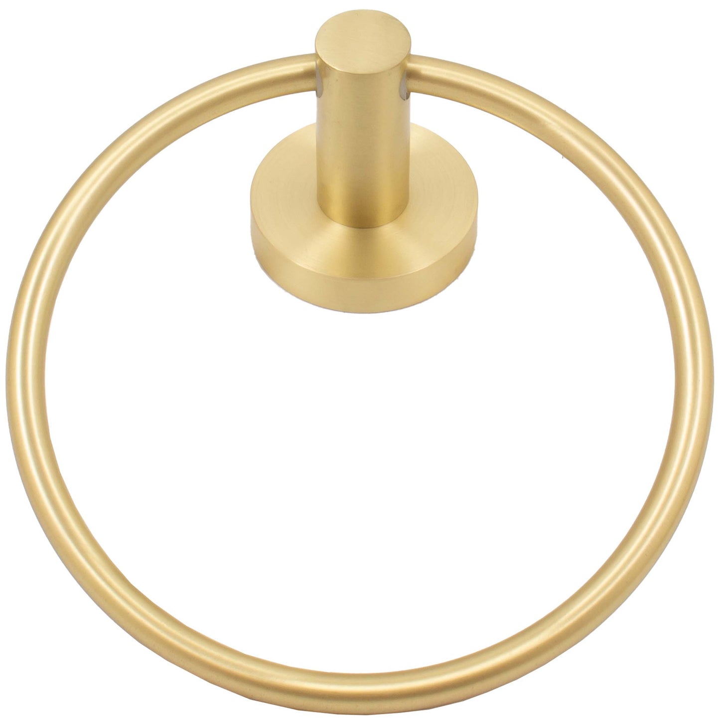 Stone Harbor Hardware Zurich Towel Ring, Satin Brass
