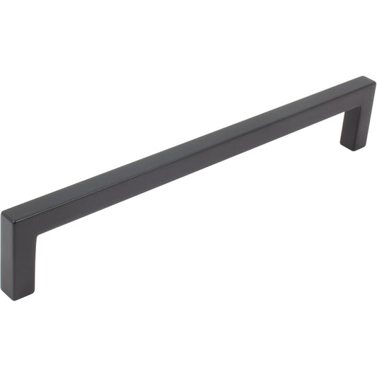 Stone Harbor Hardware Contemporary Square Cabinet Pull, 192 Millimeters, Zinc Base Material, Matte Black