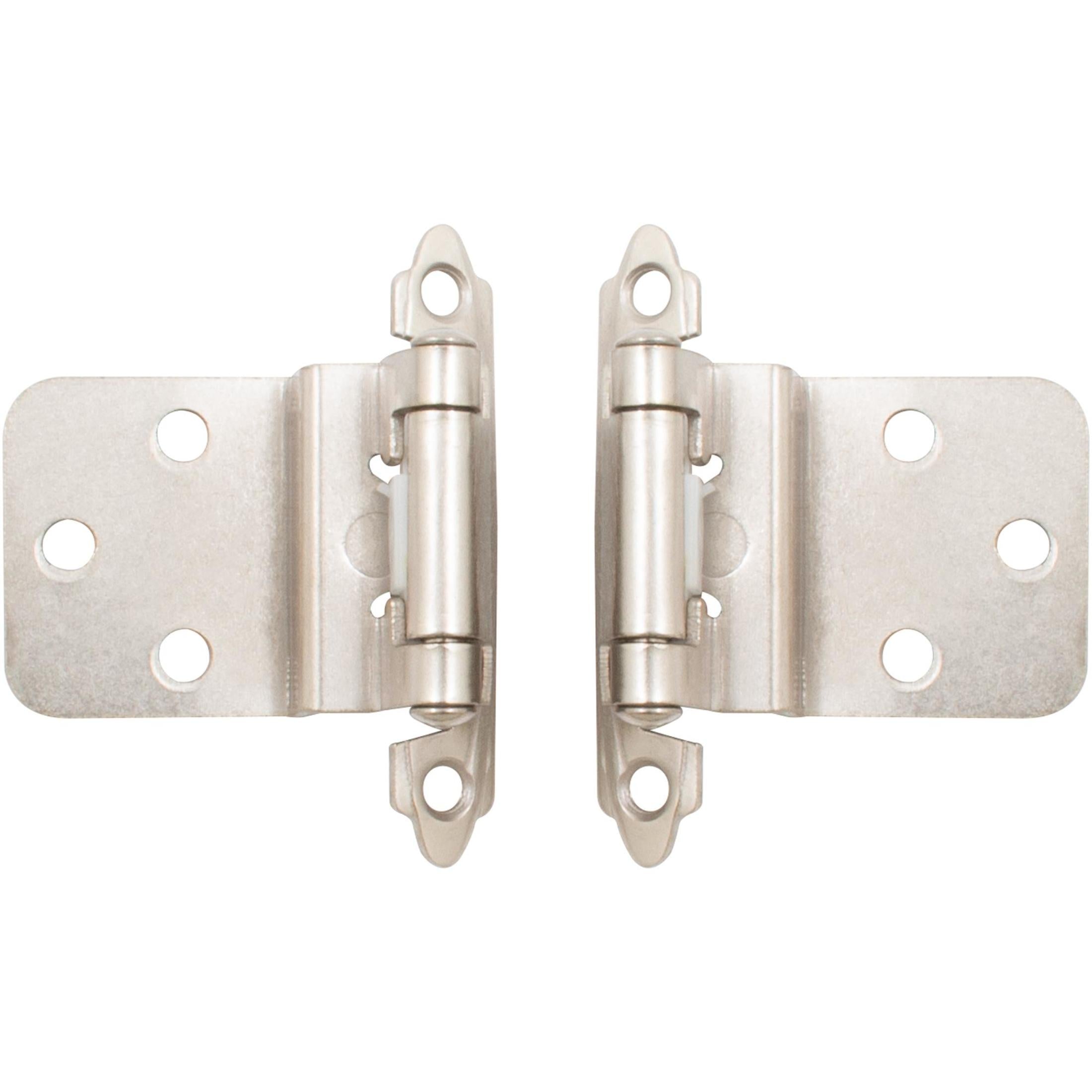 Self-Closing Inset Cabinet Hinge, 3/8 Inches, 1-Pair