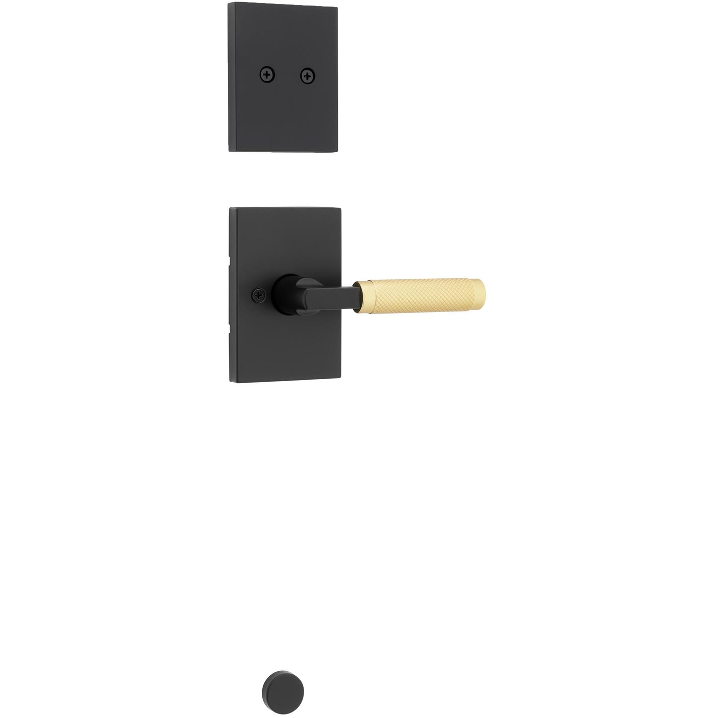 973PVL RCT 514/4 Prava Dummy Trim Pack for 819 handlesets - Matte Black with Satin Brass
