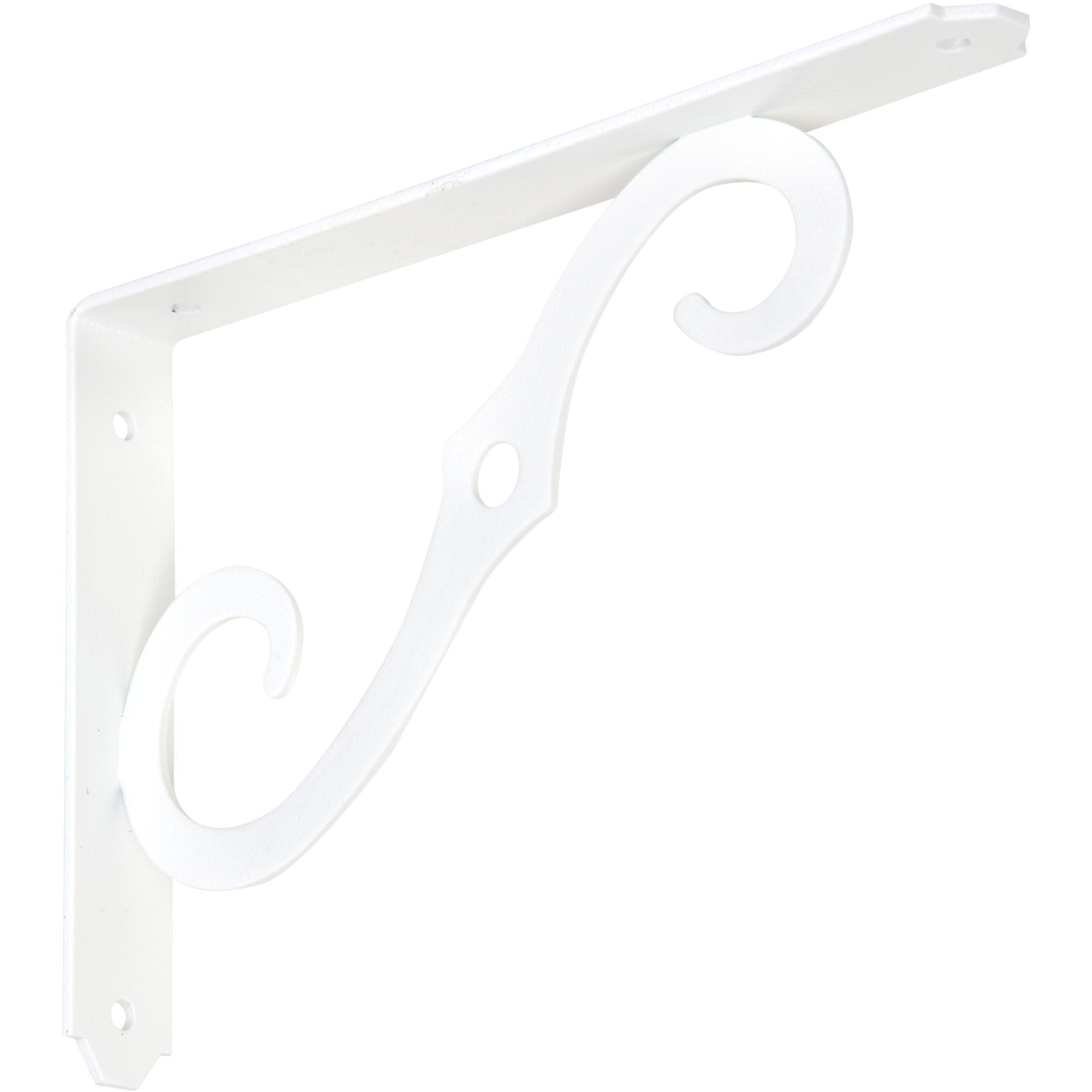 152BC 8" x 5-1/2" Ornamental Shelf Bracket - Antique White