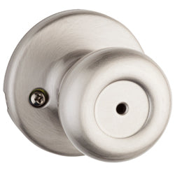 Kwikset 300T 15 CP Tylo Bed/Bath Knob, Satin Nickel