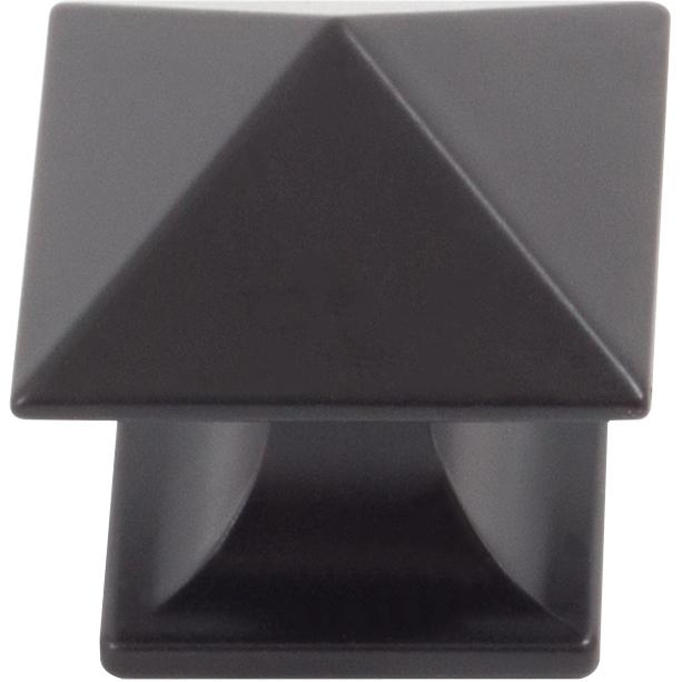 Stone Harbor Hardware Livingstone Cabinet Knob, 1-1/4 Inches, Matte Black