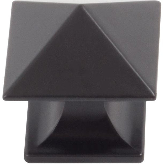 Stone Harbor Hardware Livingstone Cabinet Knob, 1-1/4 Inches, Matte Black