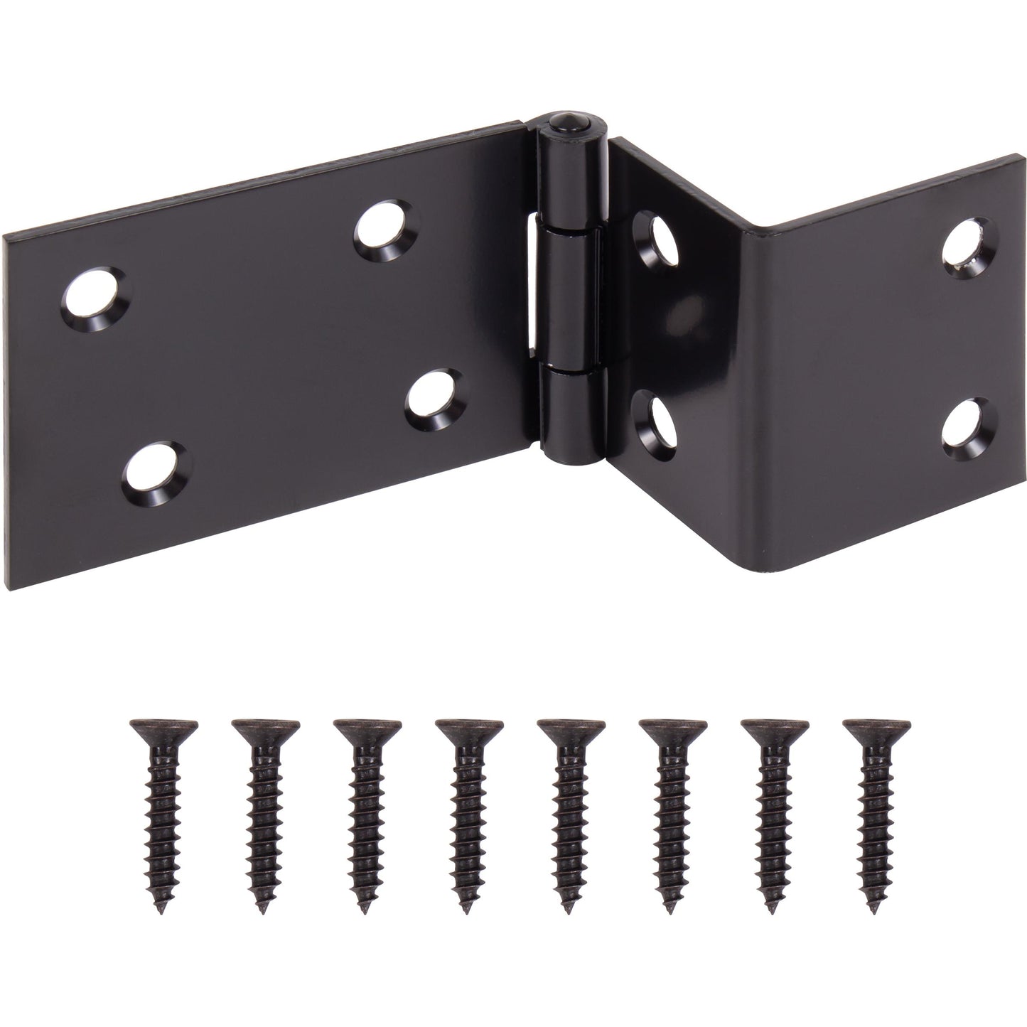 Stone Harbor Hardware Chest Hinge, 1-1/2" x 3/4", 2-Pack, Matte Black