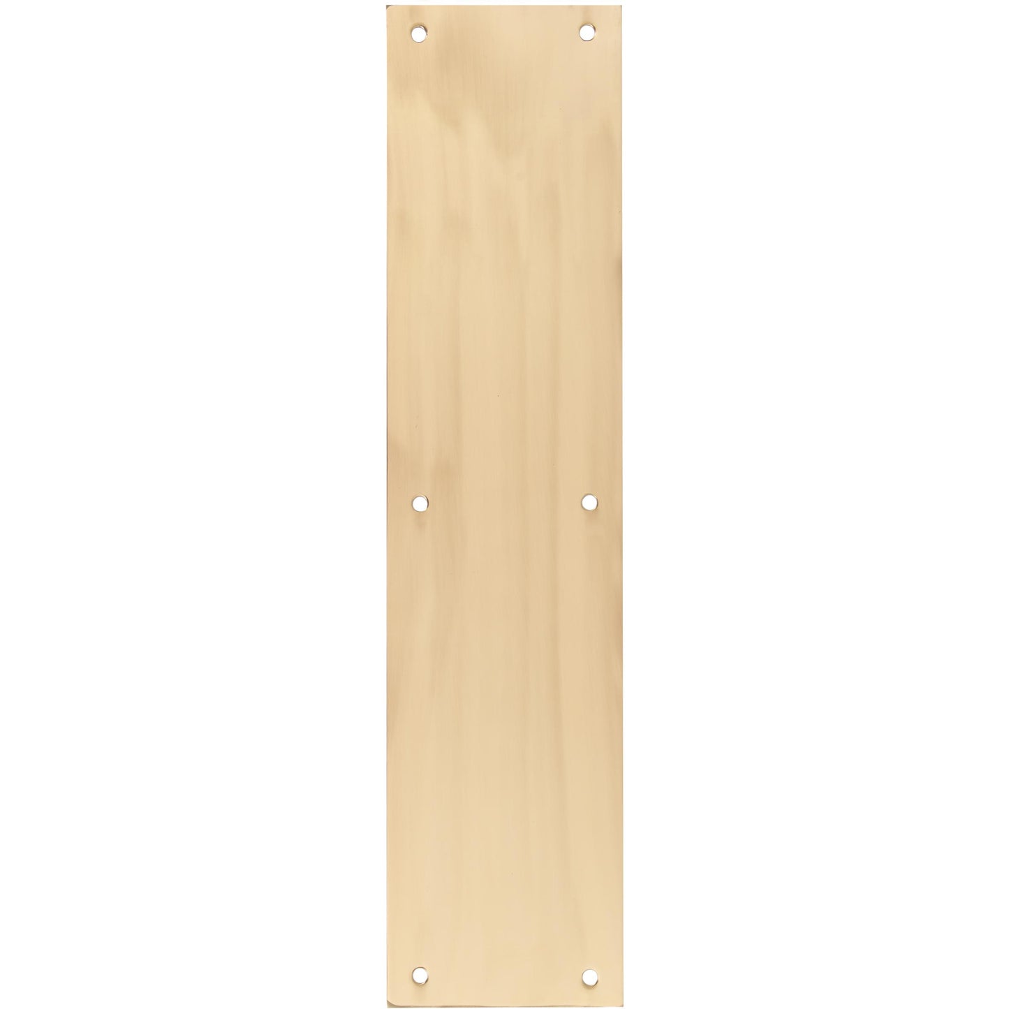 Stone Harbor Hardware Push Plate, 3-1/2" x 15", Polished Brass