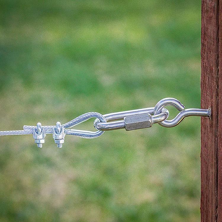 2151BC 3/8" x 4-1/2" Lag Screw Eye - Stainless Steel