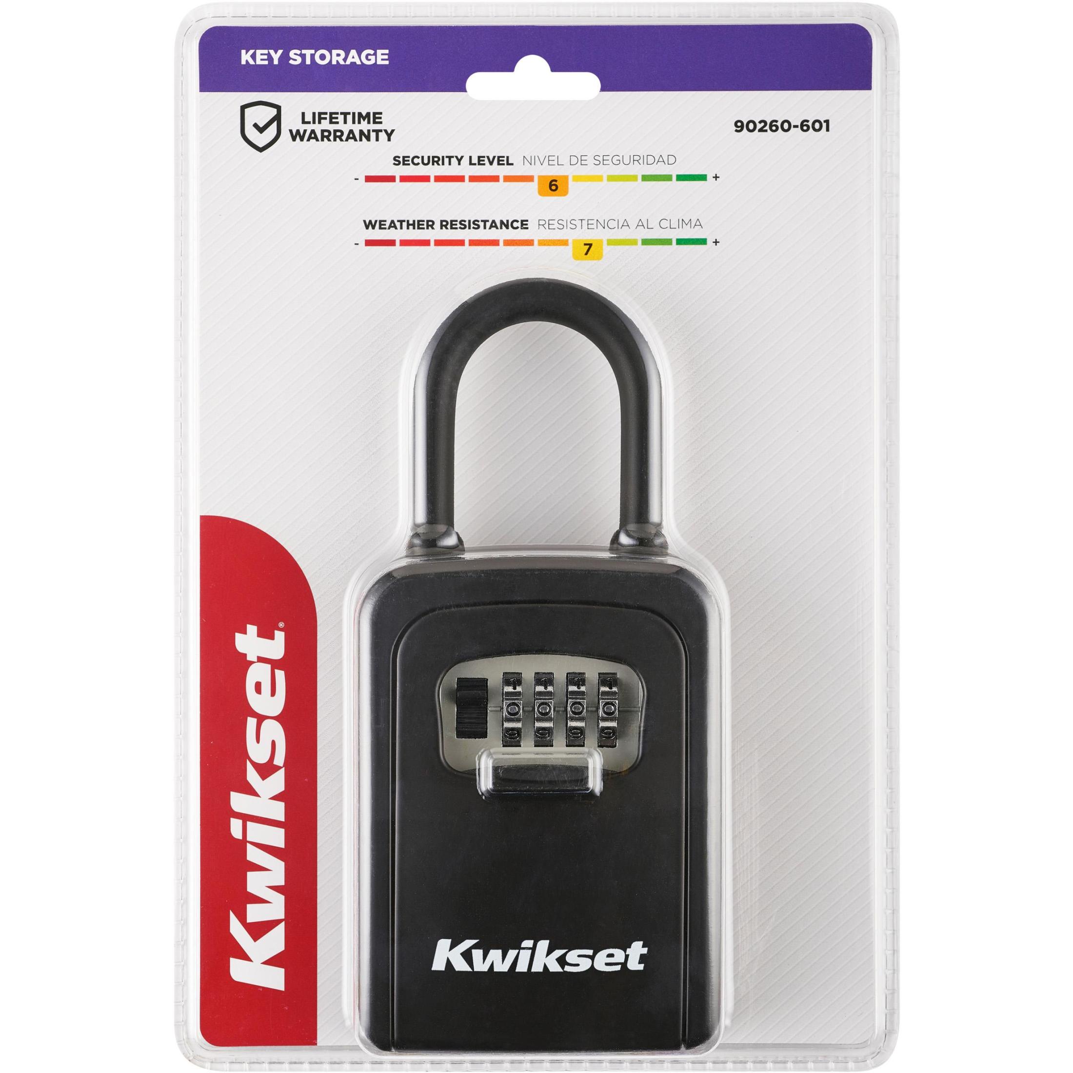 3-1/2" Combination Portable Lock Box with 2-3/16" Shackle