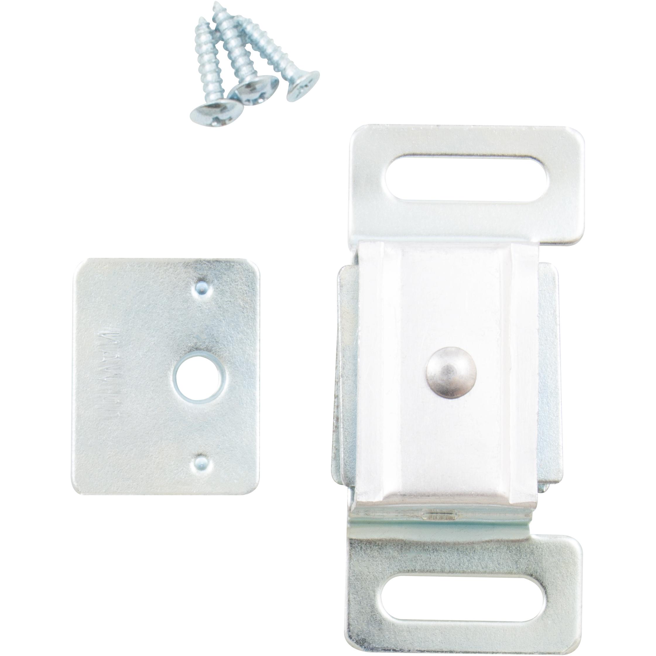 Stone Harbor Hardware Magnetic Catch, Single Magnet, Satin Aluminum