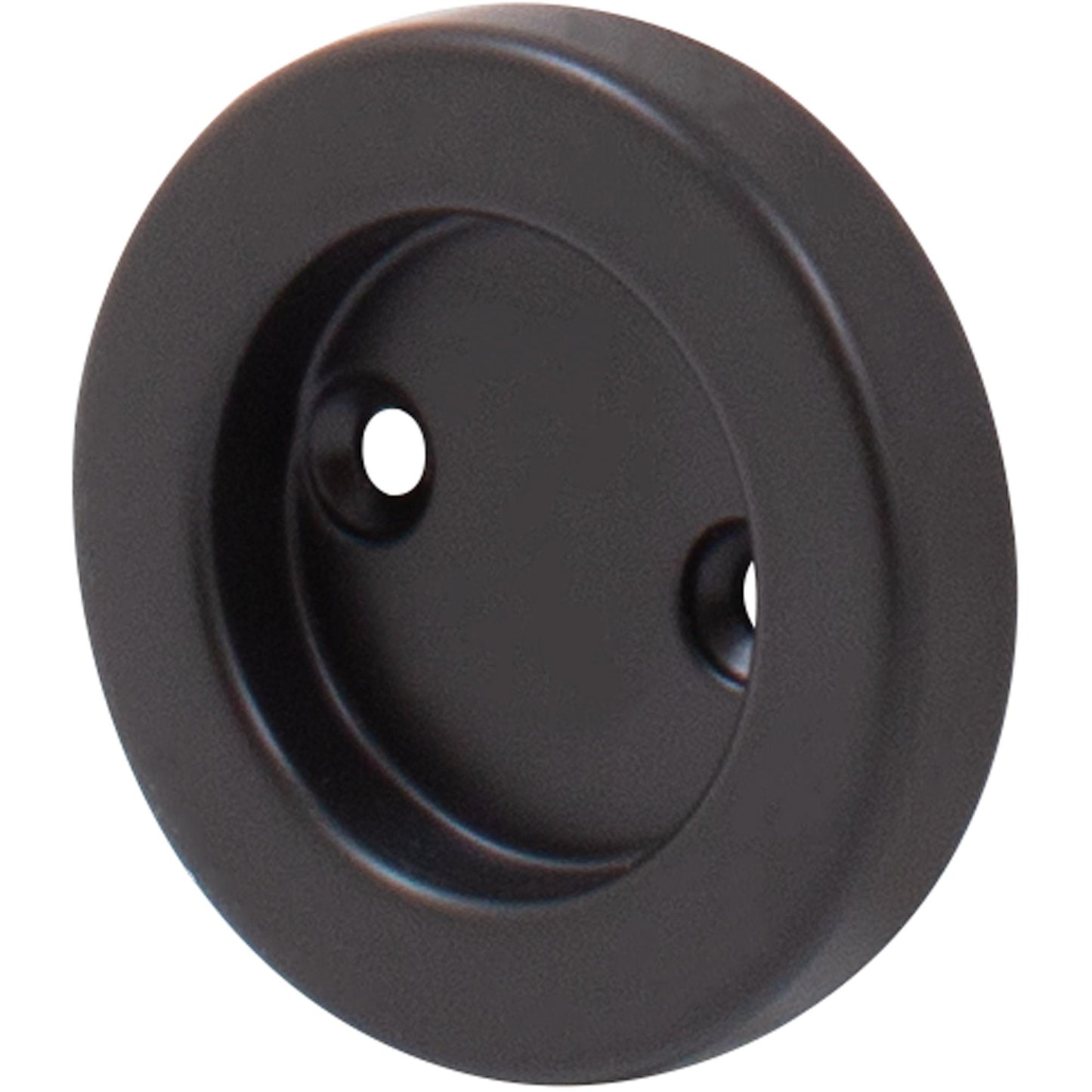 Stone Harbor Hardware Sliding Door Round Pull, 2-1/8 Inches, Matte Black
