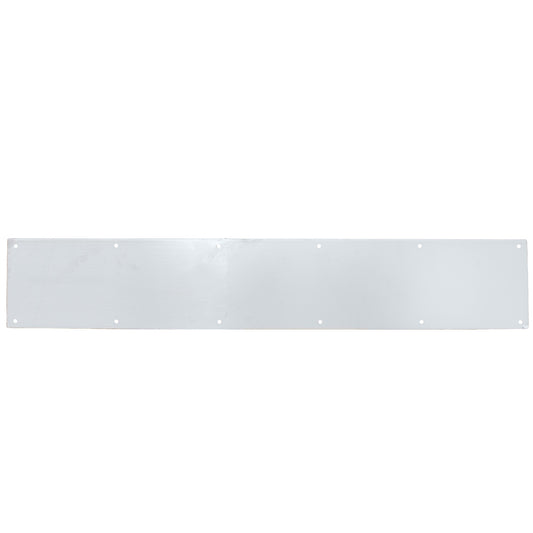 Stone Harbor Hardware Kick Plate with Screws, 6" x 34", Satin Stainless Steel