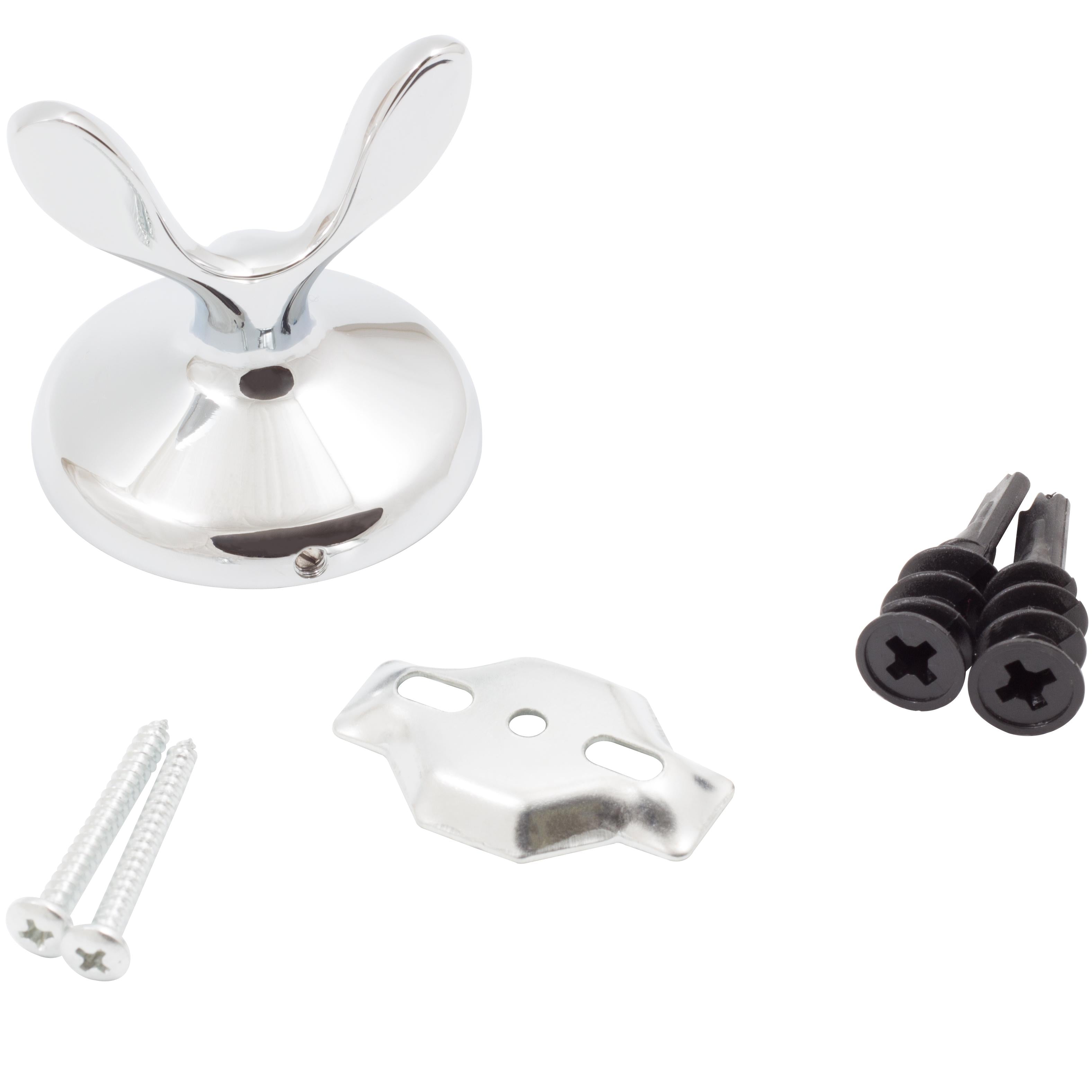 Stone Harbor Hardware Coastal Robe Hook, Polished Chrome