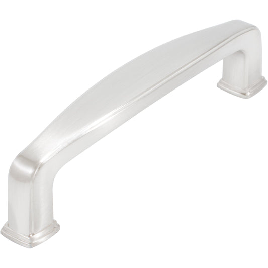 Stone Harbor Hardware Sherwood Cabinet Pull, 96 Millimeters, Satin Nickel