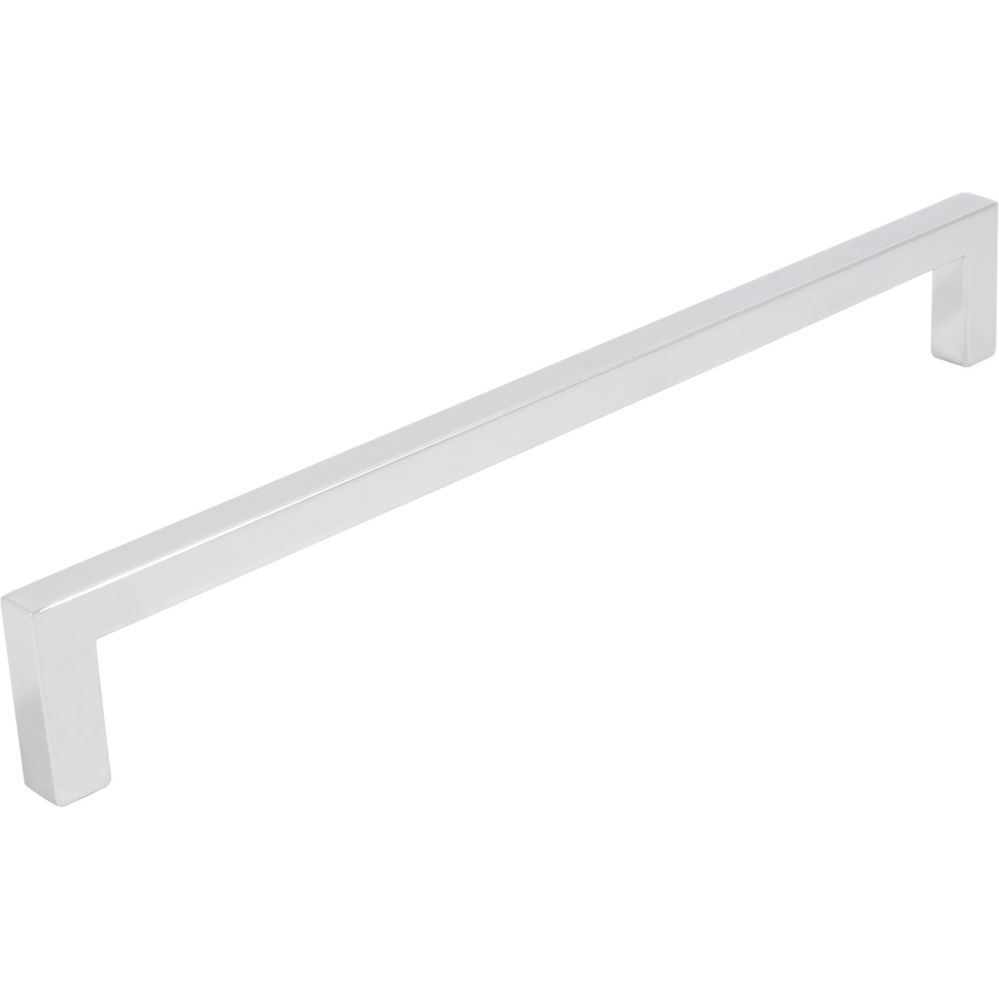 Stone Harbor Hardware Contemporary Square Cabinet Pull, 224 Millimeters, Zinc Base Material, Polished Chrome