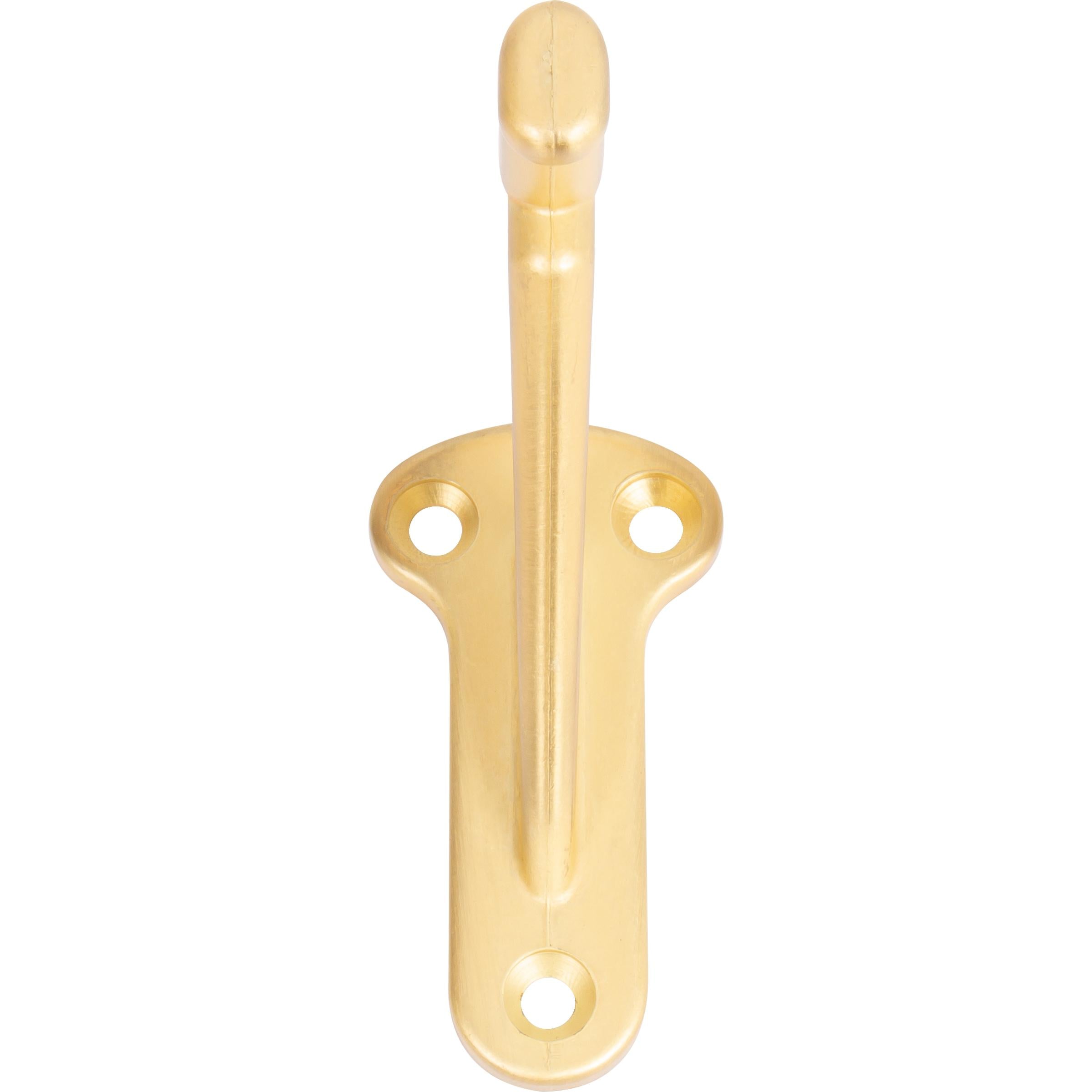 Stone Harbor Hardware Heavy-Duty Handrail Bracket, Satin Brass